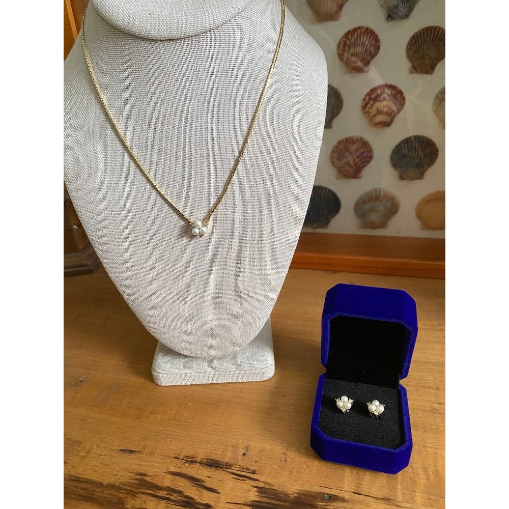Vintage CHRISTIAN DIOR necklace and earring set | Gift for Wife | Birthday Gift